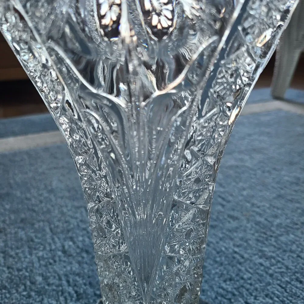 Heavy Imperial Glass Ohio Cosmos Clear Collection 12